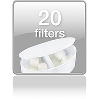 В комплекте 20 фильтров