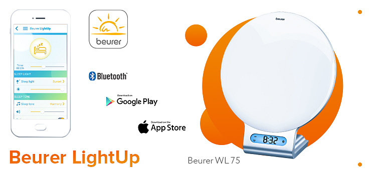 Световой будильник Beurer WL 75