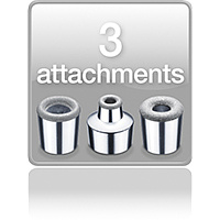 В комплекте 3 насадки