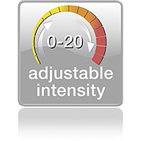 20 уровней интенсивности