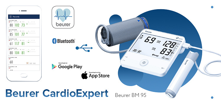Тонометр с функцией ЭКГ Beurer BM 95 для измерения кровяного давления