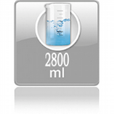 Вместимость резервуара с водой 2,8 л