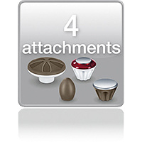 В комплекте 4 насадки