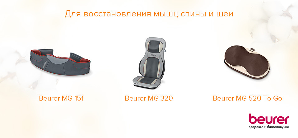 Для восстановления мышц спины и шеи