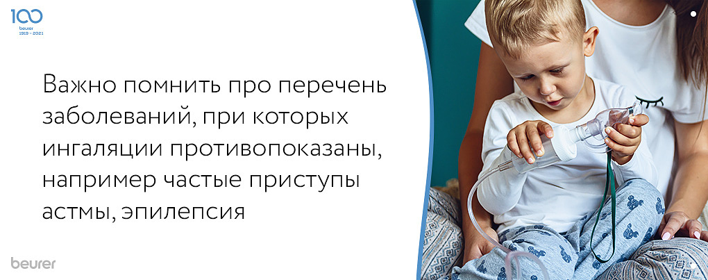 Противопоказания для ингаляции