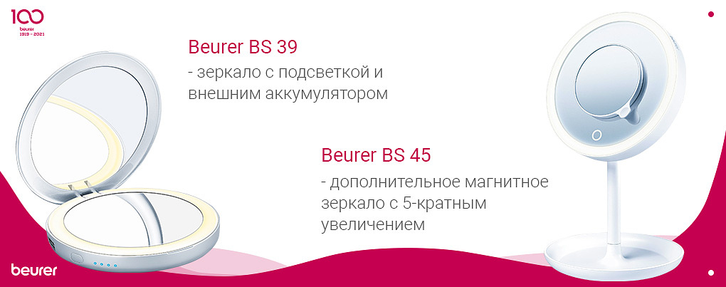 Косметические зеркала к лету