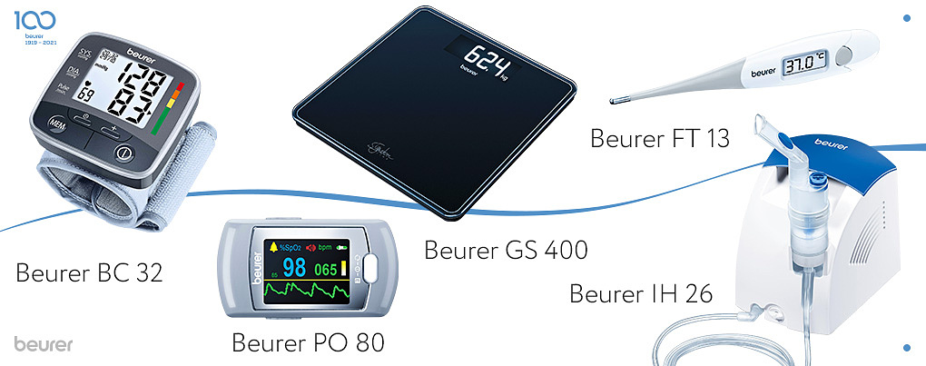 Beurer BC 32, Beurer PO 80, Beurer GS 400, Beurer FT 13, Beurer IH 26