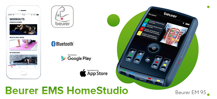EMS-тренажер миостимулятор Beurer EM 95 EMS homeSTUDIO