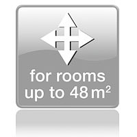 Для помещений до 48 кв.м.