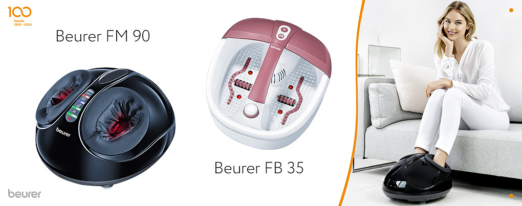 Массажеры для ног и массажные ванночки Beurer