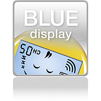 Синий ЖК-дисплей